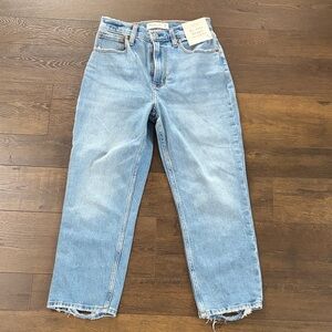 Abercrombie Ankle Straight High Rise 26 x short